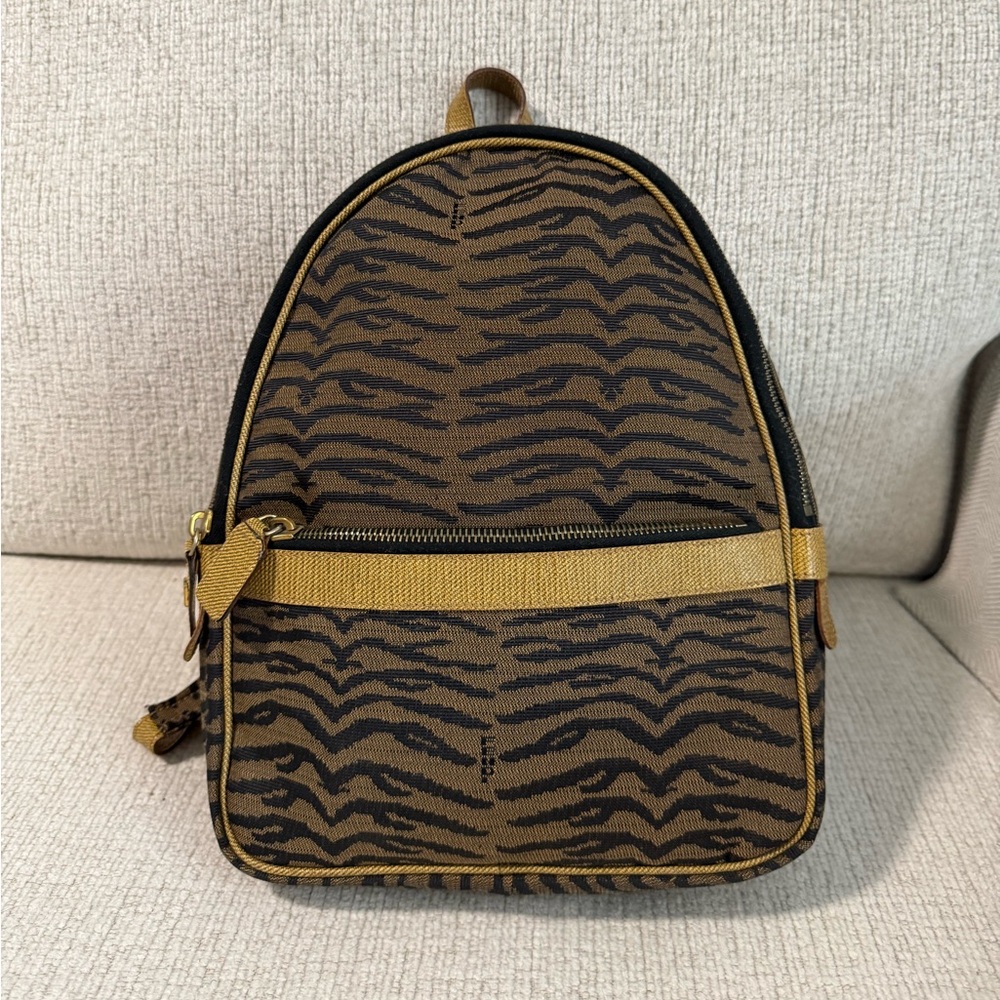 Fendi zebra print backpack